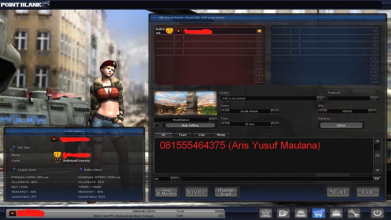 JUAL CHAR PB BRIGADIER & LETKOL EMAS (DATA SAMPAI AKAR) MURMER