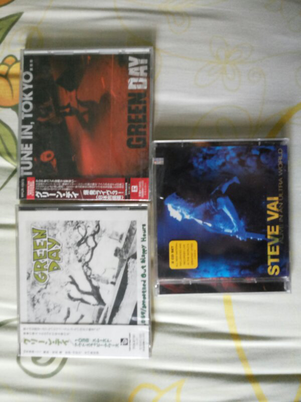 jual cd,cardigans box set,genesis box set,deep purple box set,green day,steve vai