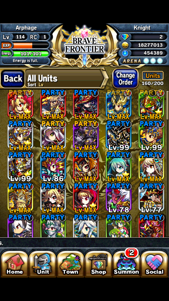 WTS id Brave Frontier Maxwell Acquired , full crit team sbb