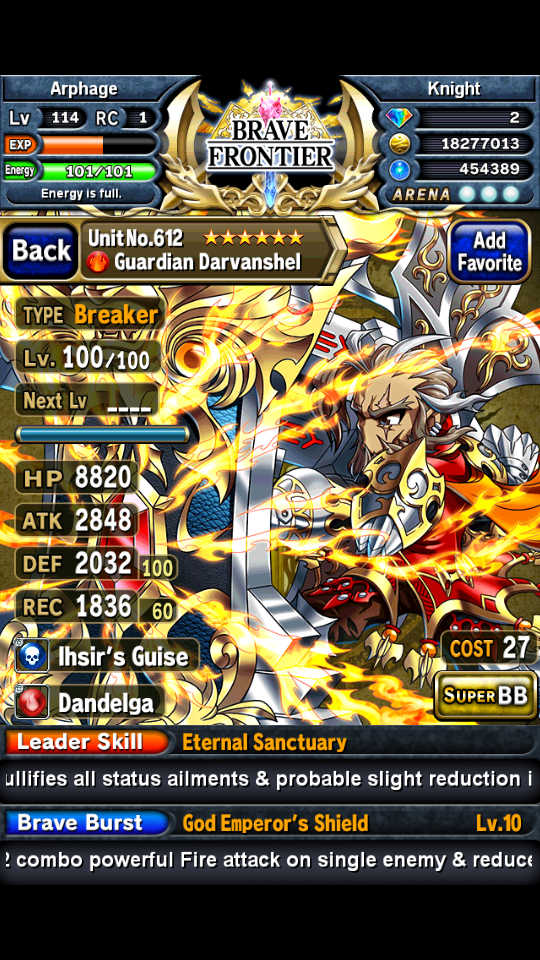 WTS id Brave Frontier Maxwell Acquired , full crit team sbb
