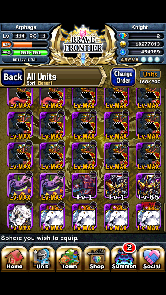 WTS id Brave Frontier Maxwell Acquired , full crit team sbb