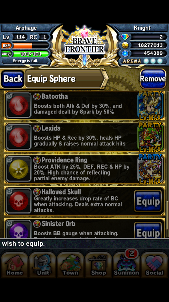 WTS id Brave Frontier Maxwell Acquired , full crit team sbb