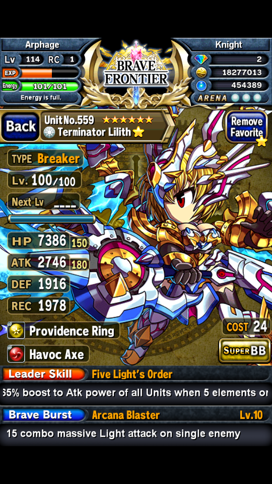 WTS id Brave Frontier Maxwell Acquired , full crit team sbb