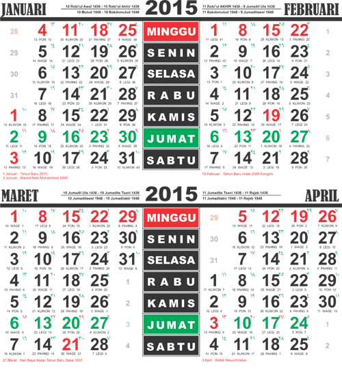 Cari Jasa Desain Kalender 2015 Terpercaya, Full Service 