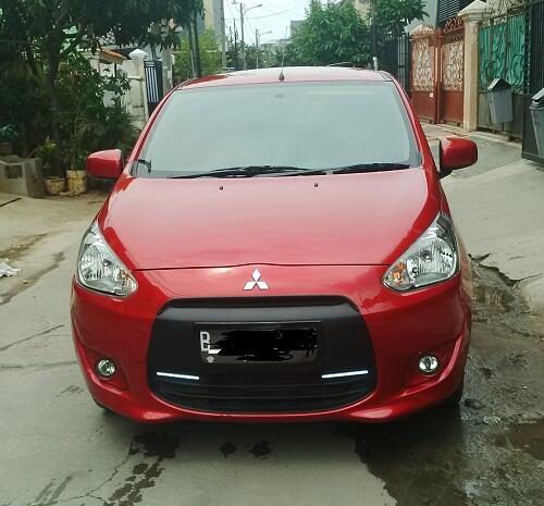 Jual Mitsubishi Mirage 2013 Akhir (STNK 2014) super mulusss