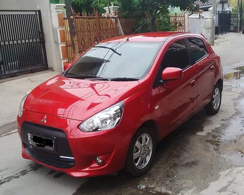 Jual Mitsubishi Mirage 2013 Akhir (STNK 2014) super mulusss