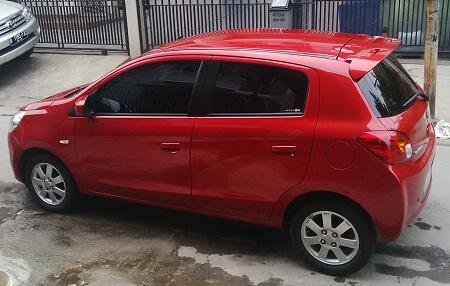 Jual Mitsubishi Mirage 2013 Akhir (STNK 2014) super mulusss