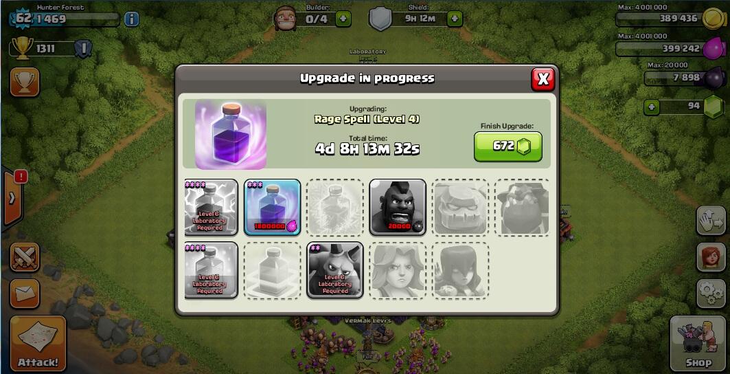 Sale ID COC TH 7 Tinggal Ketok TH 8
