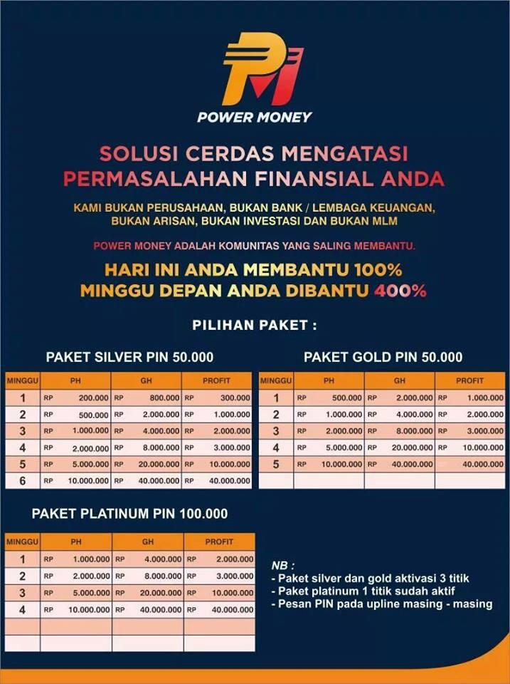 &#91;KevinxJR&#93; ★★★★★ Power Money | Profit 400% | Skema Mirip Net-200 ★★★★★