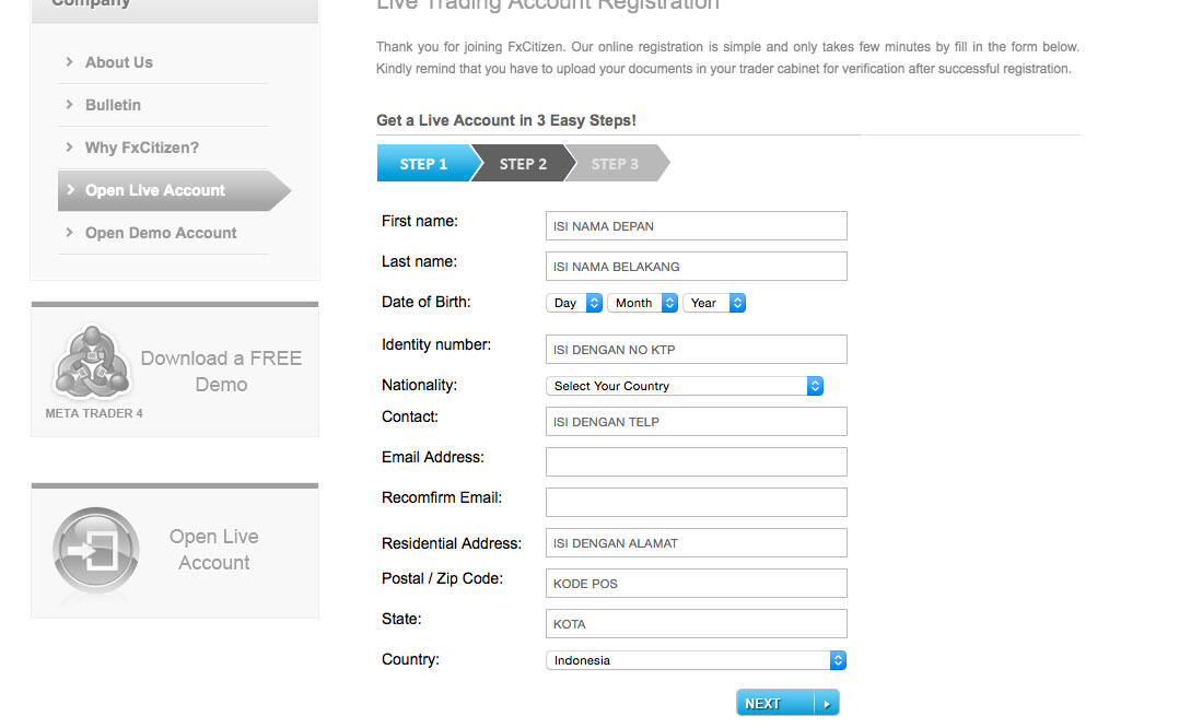 Tutorial Menjadi IB Di FxCitizen