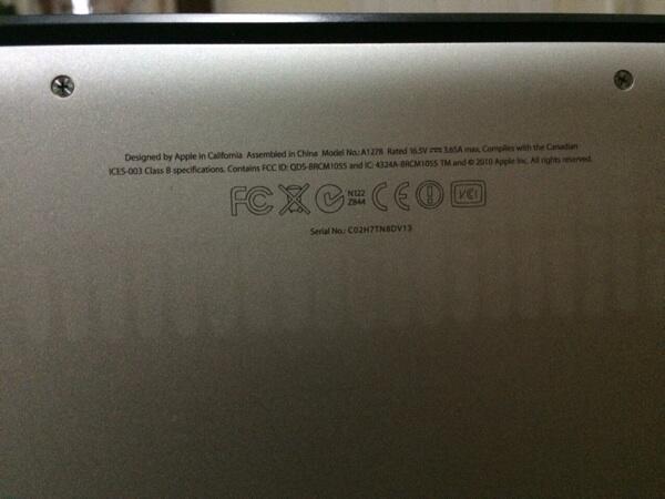 Macbook Pro 13"inc