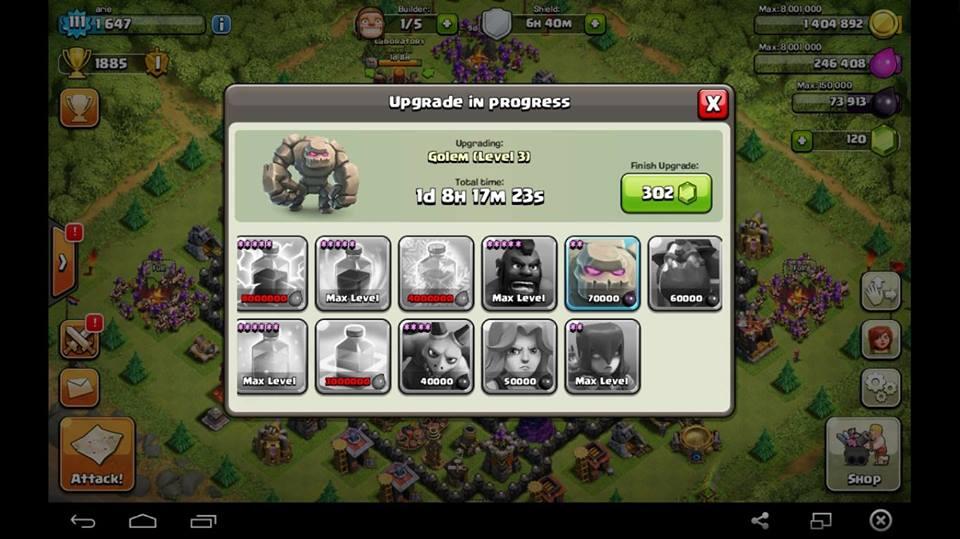 WTB ID COC CLASH OF CLANS TH9-TH10 MAX TROOPS
