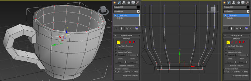 Basic Modeling - Attach Detach and Merging