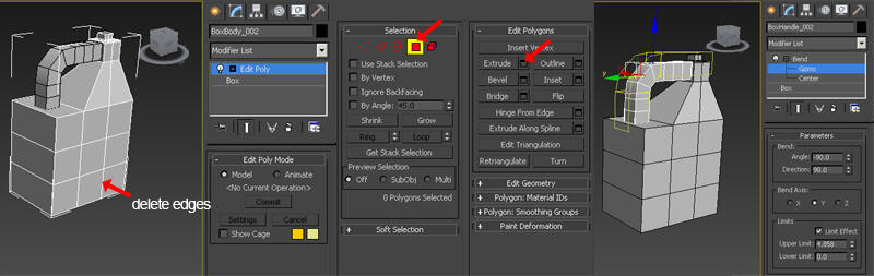 Basic Modeling - Attach Detach and Merging