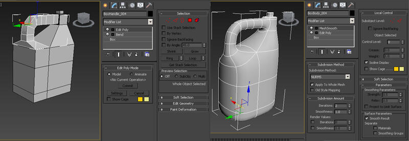 Basic Modeling - Attach Detach and Merging