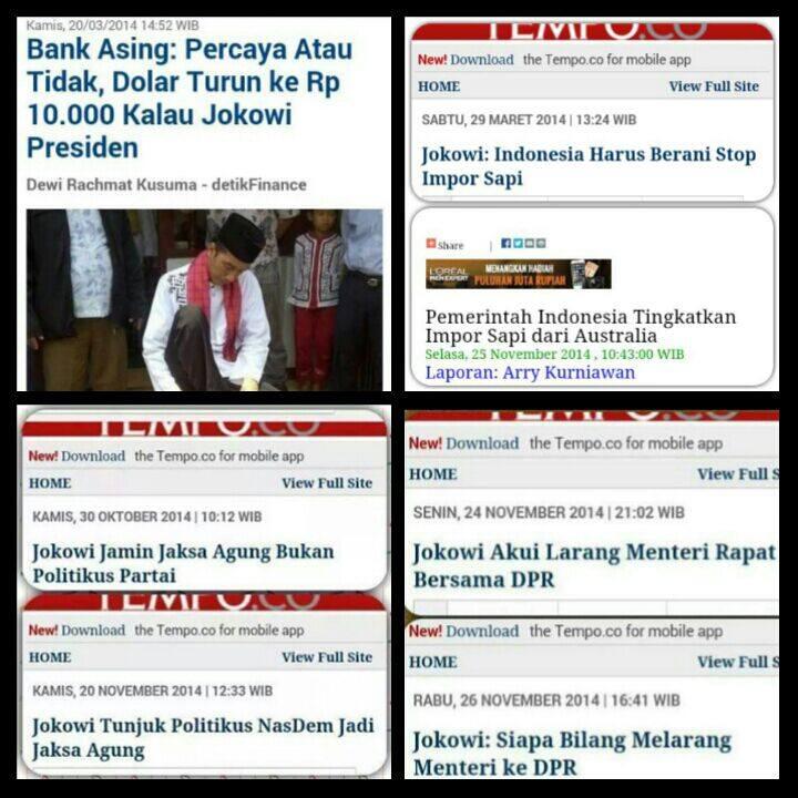 #BukanUrusanSaya Membuat Kepercayaan Publik Pada Jokowi Merosot 