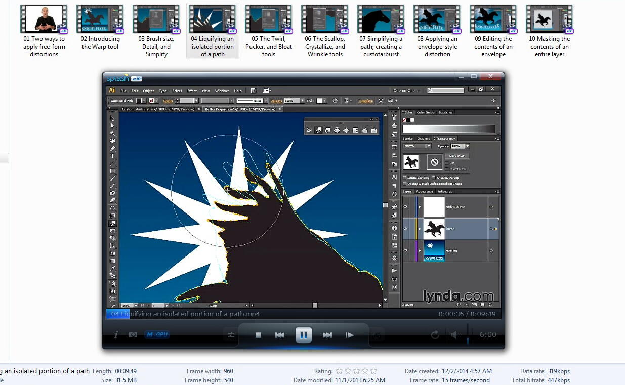 Video Tutorial ADOBE ILLUSTRATOR CC Lengkap (Lynda)