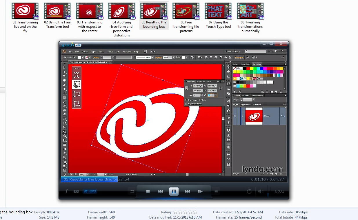 Video Tutorial ADOBE ILLUSTRATOR CC Lengkap (Lynda)