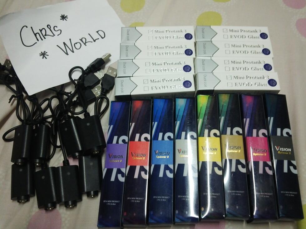 Personal Vaporizer Vision Spinner II + Kangertech Mini ProTank 3 DIJAMIN ORIGINAL!!