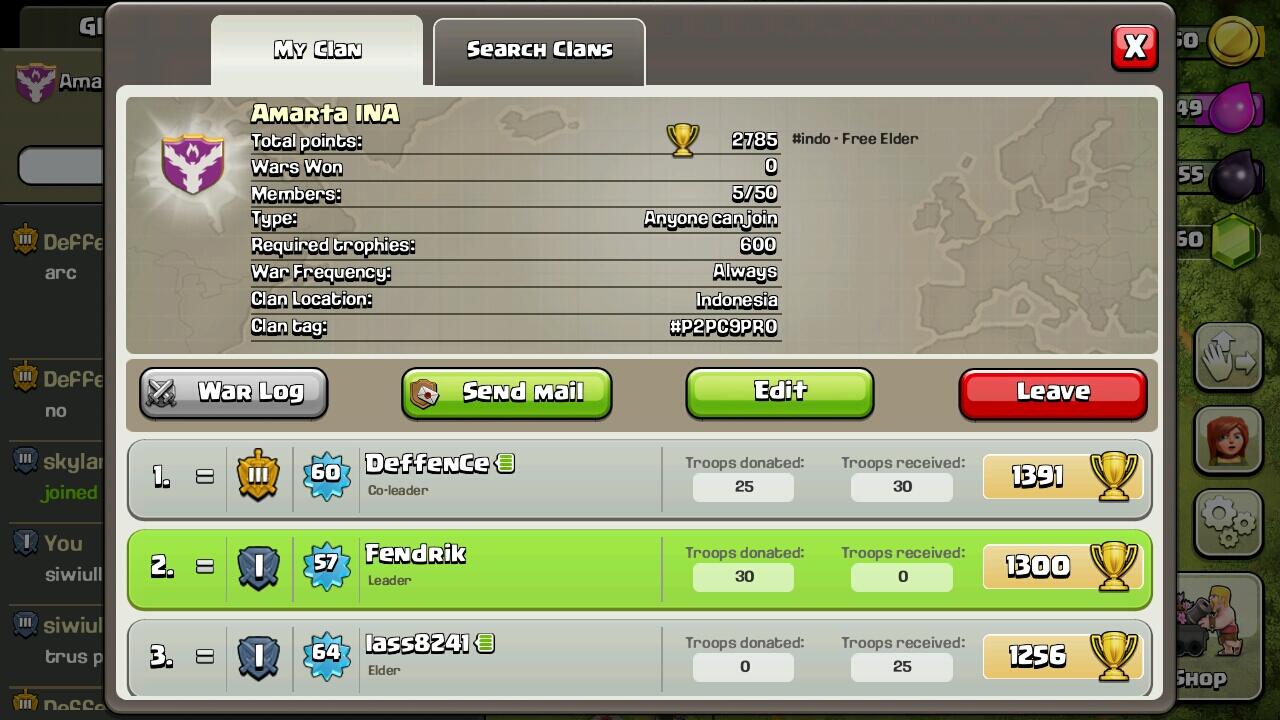 &#91;CLASH OF CLANS&#93;OFFICIAL CLAN : Amarta INA