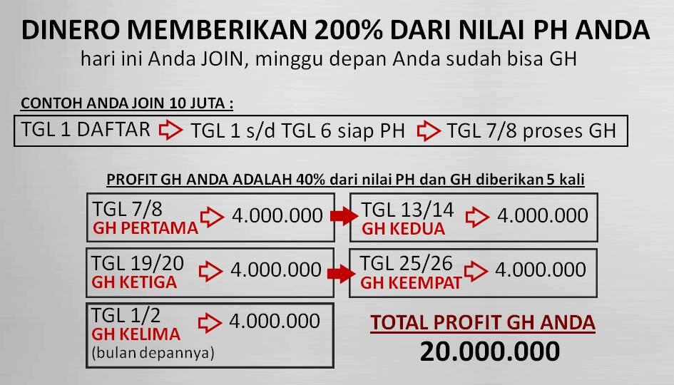 合 boernb 合 DINERO (Profit 40% tiap minggu) 