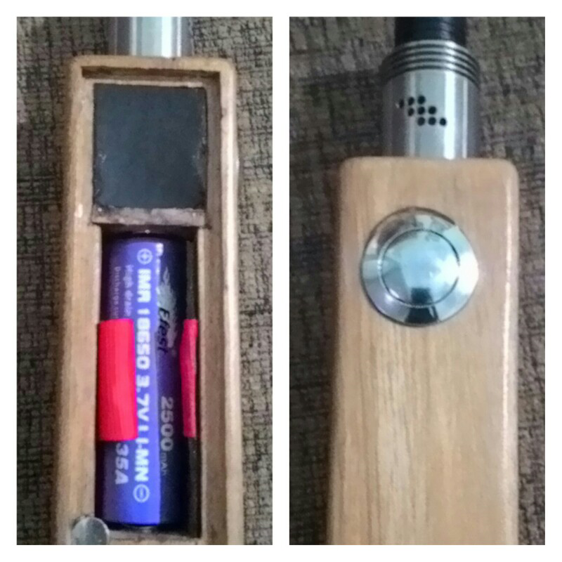 wooden box mod vapor vape malang mutation x v2
