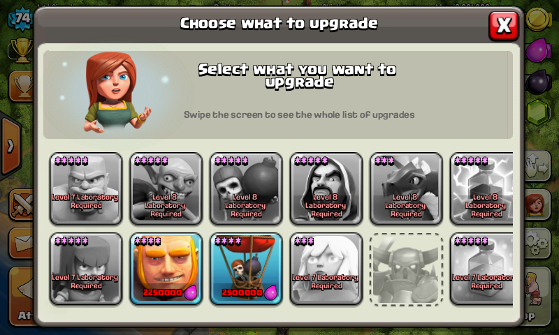 JUAL ID COC TH 8 LVL 74
