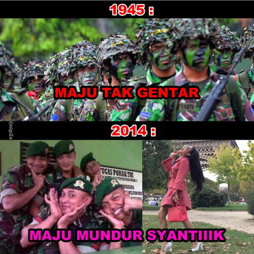 Bedanya tentara Jaman dulu &amp; Sekarang