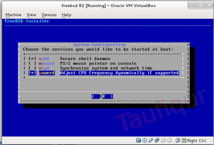 [share] Cara install Freebsd 9.2 dan konfigurasi GUI di Virtualbox