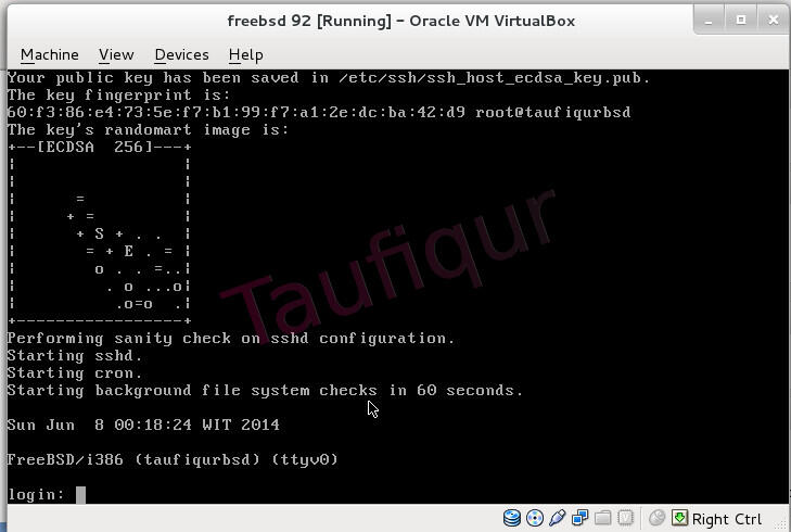[share] Cara install Freebsd 9.2 dan konfigurasi GUI di Virtualbox