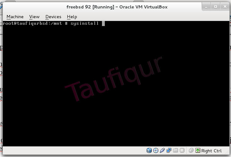 [share] Cara install Freebsd 9.2 dan konfigurasi GUI di Virtualbox