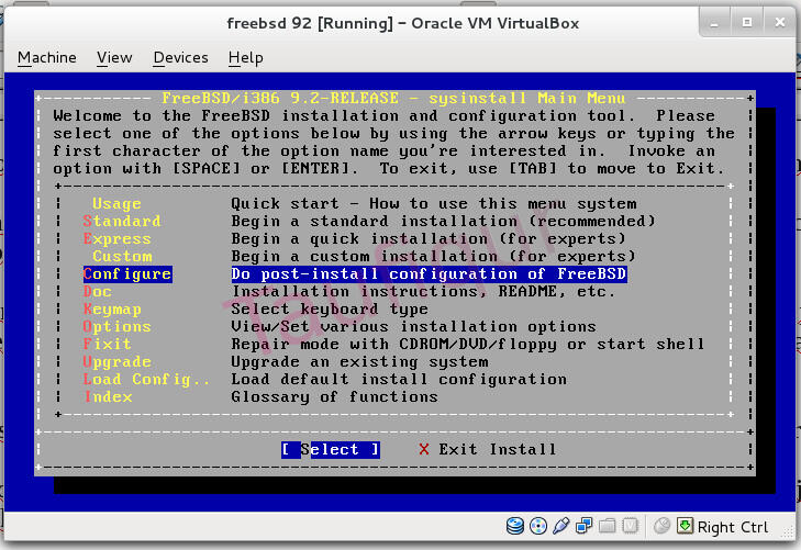 [share] Cara install Freebsd 9.2 dan konfigurasi GUI di Virtualbox