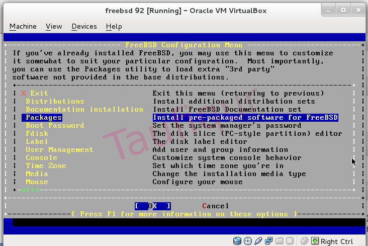 [share] Cara install Freebsd 9.2 dan konfigurasi GUI di Virtualbox
