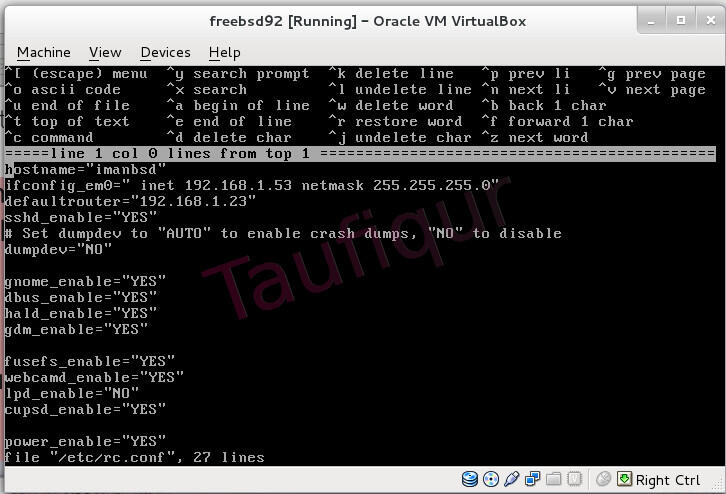 [share] Cara install Freebsd 9.2 dan konfigurasi GUI di Virtualbox