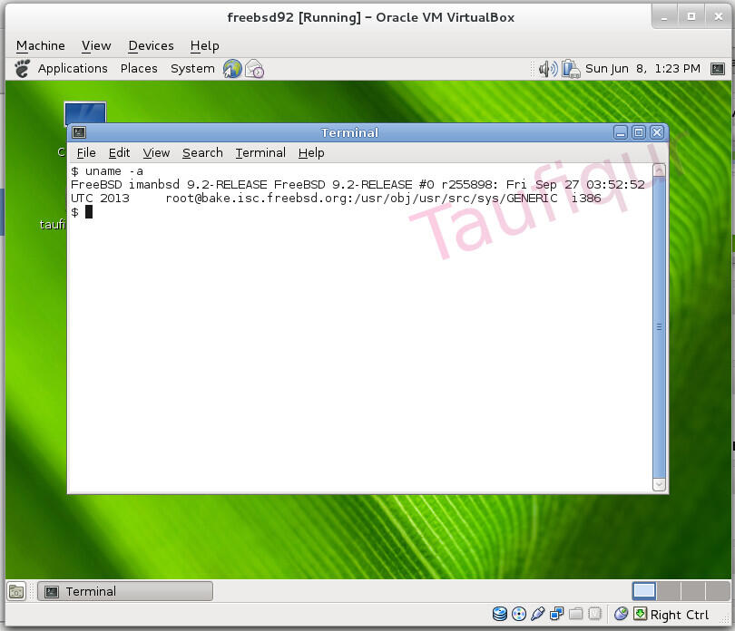 [share] Cara install Freebsd 9.2 dan konfigurasi GUI di Virtualbox