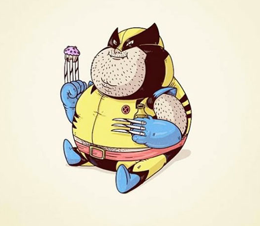 &#91;PIC&#93; Super Hero Edisi Lupa Diet !!!