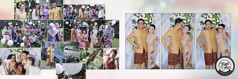 Hasil editan album wedding