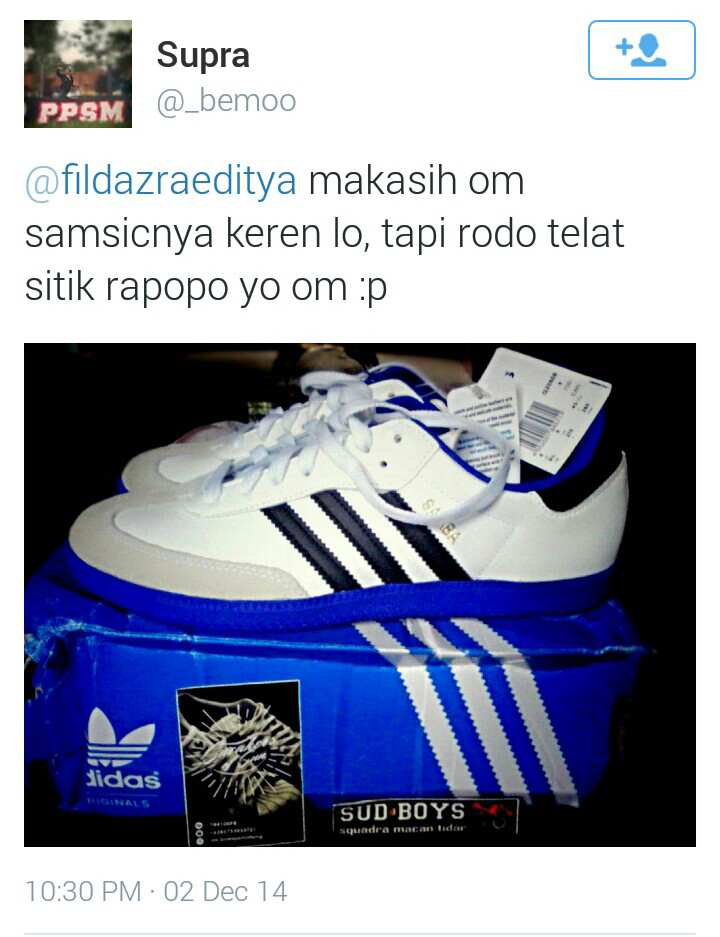 WTS TUBULAR RUNNER ORIGINAL MURAH