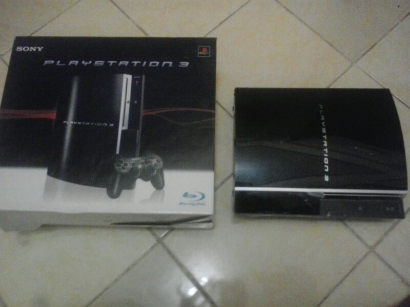 ps3 fat 40gb ref sony + hdd ext 500gb