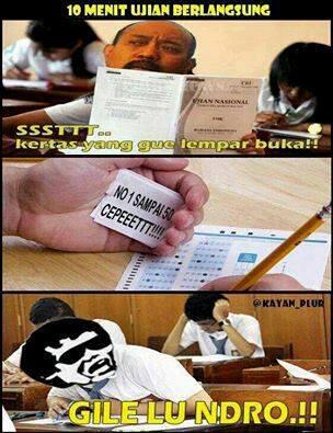 &#91;Sharing&#93; Ngeri Gan Disekolah Ane UAS Pake Disumpah!!