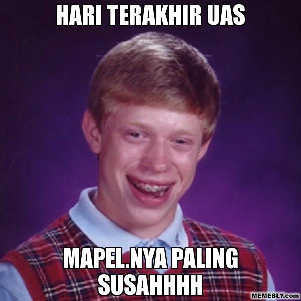 &#91;Sharing&#93; Ngeri Gan Disekolah Ane UAS Pake Disumpah!!