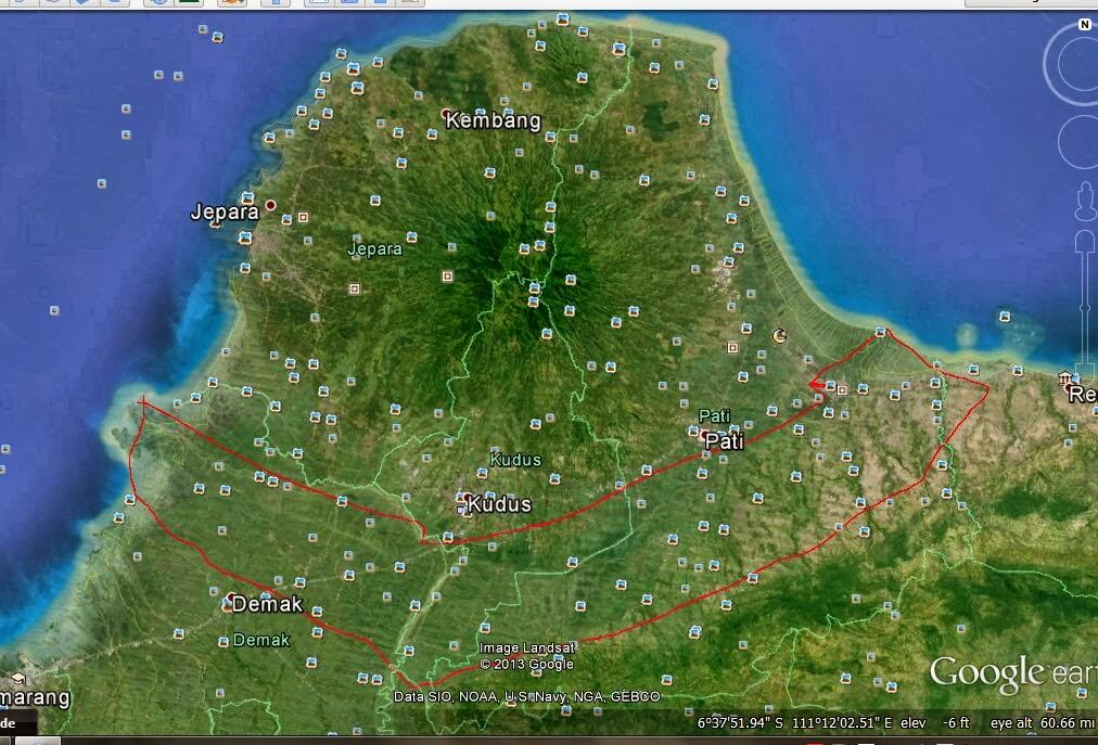 Kota - kota ini dahulu terpisah dari Pulau Jawa