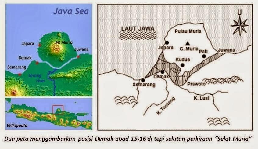 Kota - kota ini dahulu terpisah dari Pulau Jawa