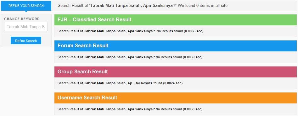 Tabrak Mati Tanpa Salah, Apa Sanksinya?
