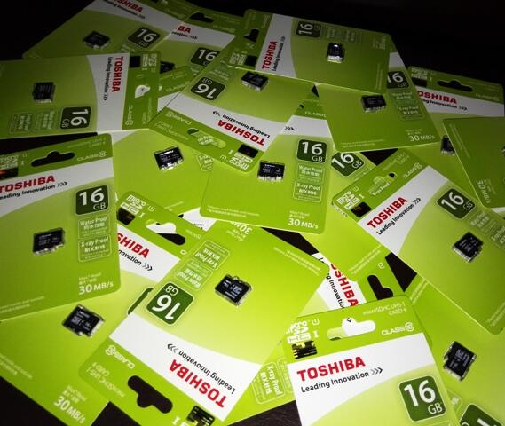 Micro SD Toshiba Class 10 UHS-1 16 Gb 8 gb 32 gb