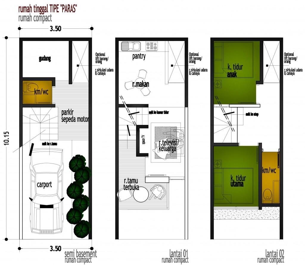 Desain Rumah Minimalis Type 21 Kaskus Semi Basement