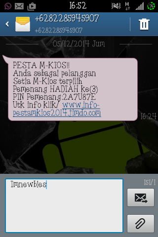 WASPADA ! PENIPUAN PESTA ISI ULANG M-KIOS 2014