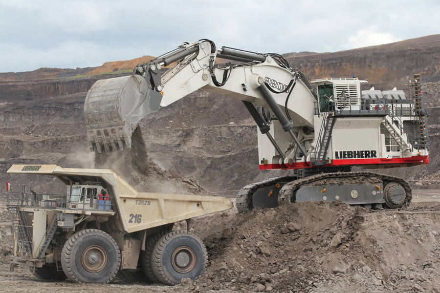 Liebherr R9800-Backhoe Excavator Terbesar di Dunia