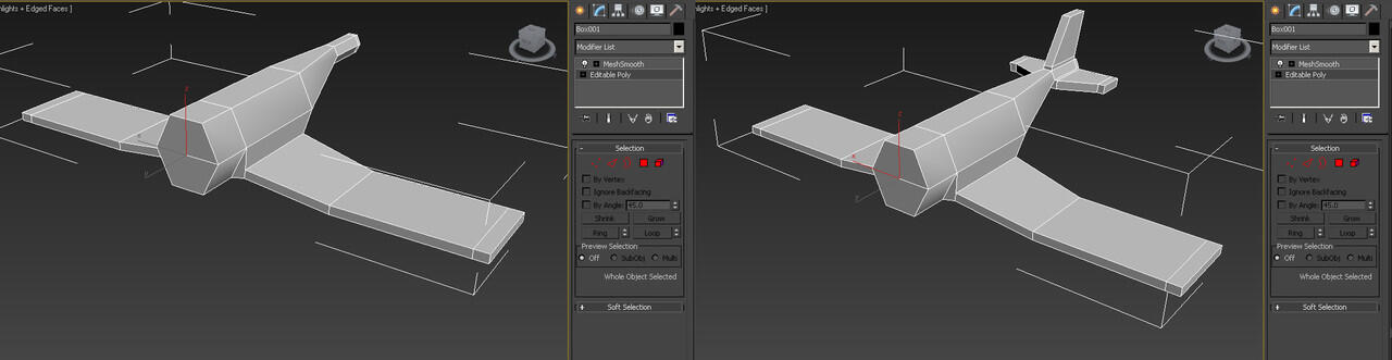 Ayoo gannnnn ... buat pesawat pakai Box Modeling !!! ... SEMUA PASTI BISA !!