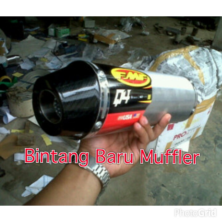 Terjual Jual knalpot Racing FMF Q4 for KLX, Dtraker, KSR 